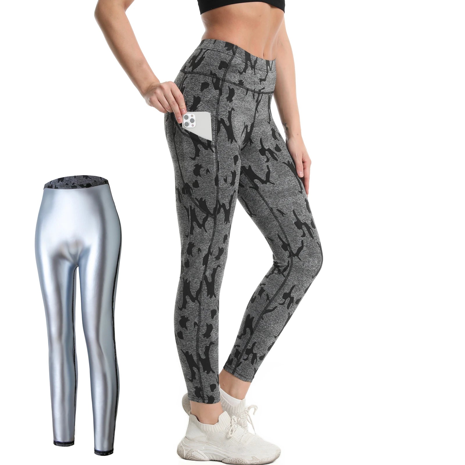 Calça Academia  Anatomy Cinza Escuro - Girlsfirst