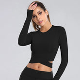 Blusa Academia - Balance - Preto Longa - Girlsfirst