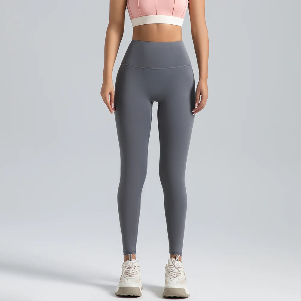 Calça Legging Academia Long CInza- Girlsfirst