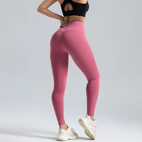 Calça Legging Academia Long Rosa - Girlsfirst