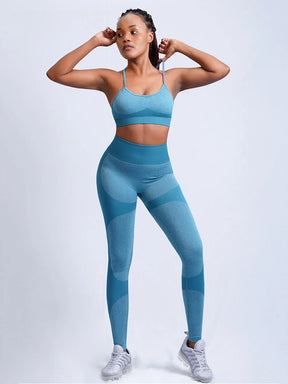 Calça Legging Academia Treino Azul - Girlsfirst