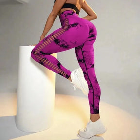 Calça Legging Academia Azure Rosa - Girlsfirst