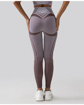 Calça Legging Academia Lines Café - Girlsfirst