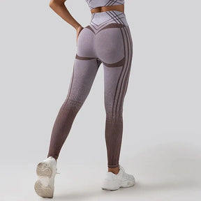 Calça Legging Academia Lines Café - Girlsfirst