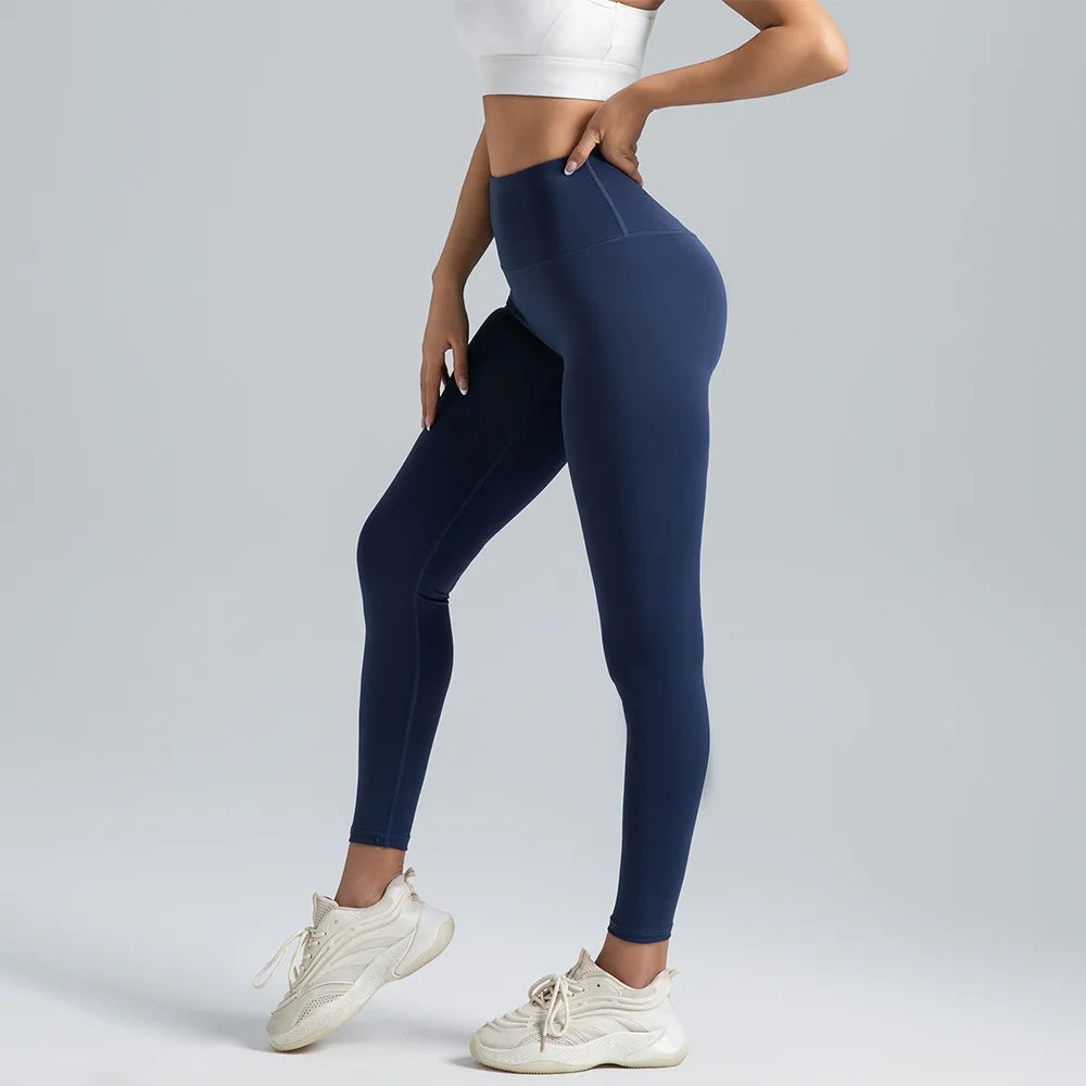 Calça Legging Academia Long Azul - Girlsfirst