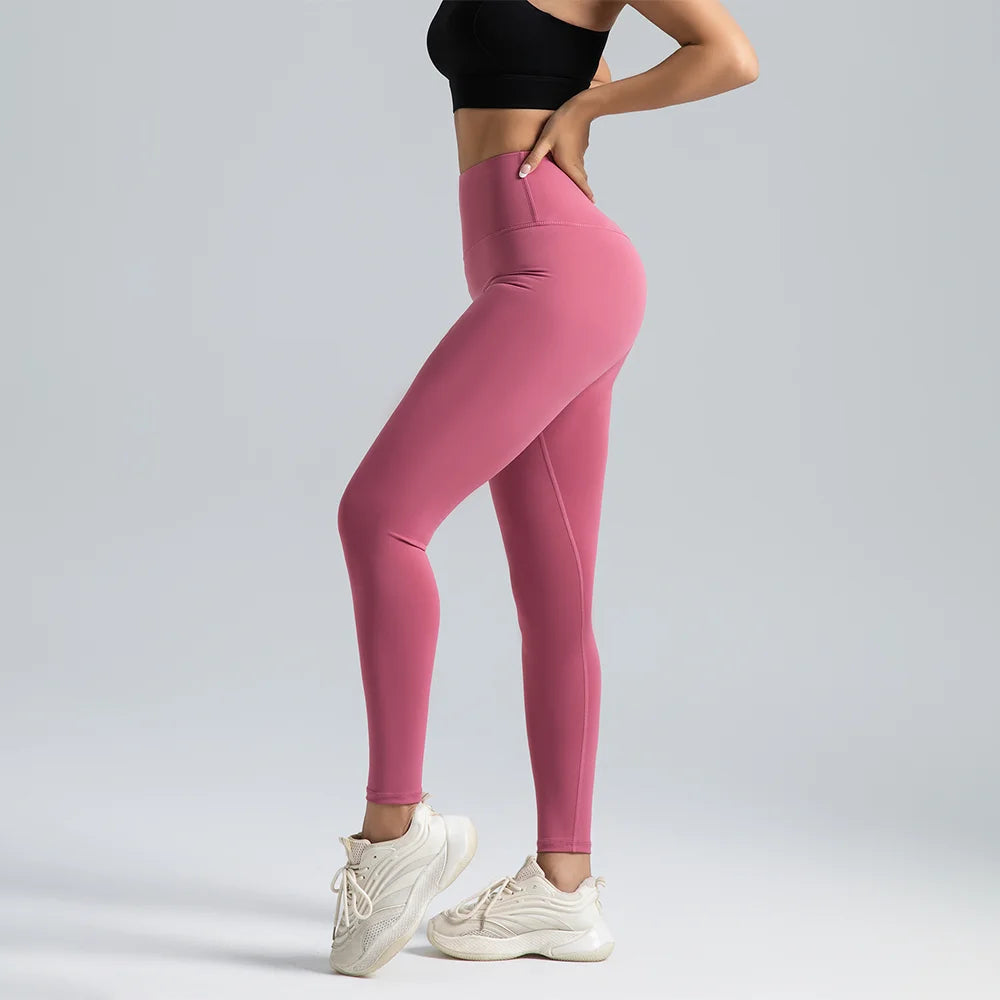 Calça Legging Academia Long Rosa - Girlsfirst